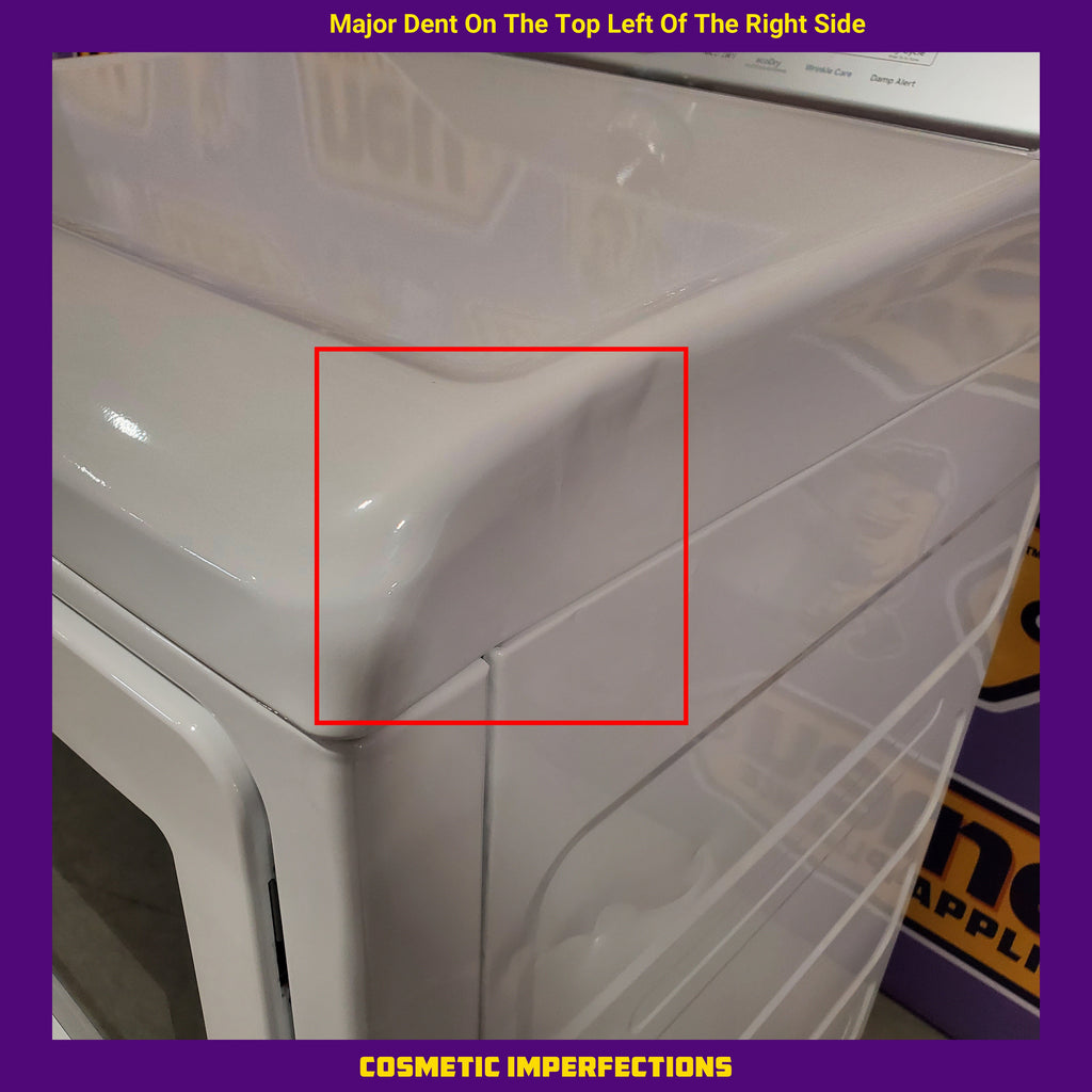 GE Profile™ ENERGY STAR® 5.0 cu. ft. Capacity Washer with Smarter Wash Technology PTW600BSRWS - New in Box and GE Profile™ ENERGY STAR® 7.4 cu. ft. Capacity Electric Dryer with Sanitize Cycle 16229 - PTD60EBSRWS - Scratch & Dent (Moderate)