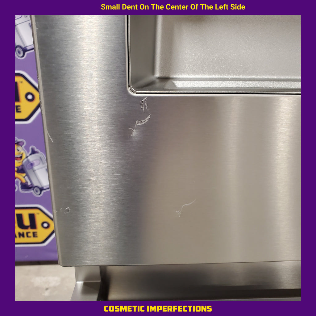 Pictures of Hisense PureFlat 25.6-cu ft 4-Door Smart French Door ENERGY STAR Refrigerator in Stainless Steel with Ice Maker, Water and Ice Dispenser 6SD131 - HRM260N6TSE - Scratch & Dent (Minor) - Neu Appliance Outlet - Discount Appliance Outlet in Austin, Tx