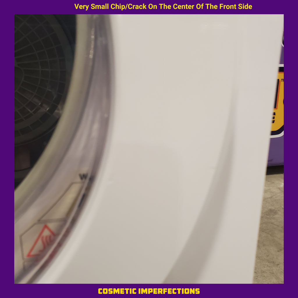 Vibekio 1.8 cu. ft. vented Front Load Stackable Compact Electric Dryer in White 6SD94 - CD-7 - Scratch & Dent (Minor)