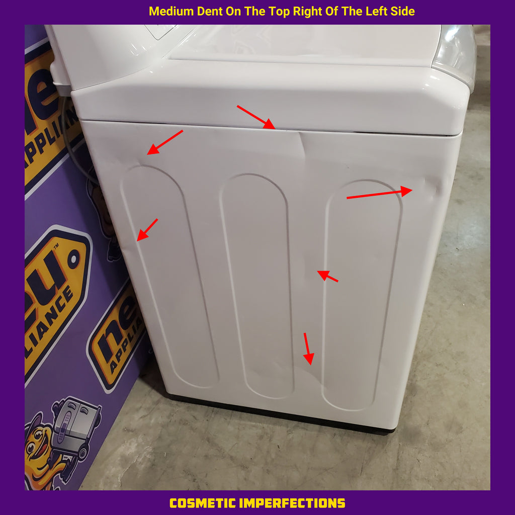 LG 4.5 cu. ft. Ultra Large High Efficiency Top Load Washer w/ WaveForce™ WT4970CW - Certified Refurbished and LG 7.3 cu. ft. Ultra Large Capacity Smart Wi-Fi Enabled Electric Dryer with Sensor Dry Technology 16115 - DLE7300WE - Certified Refurbished