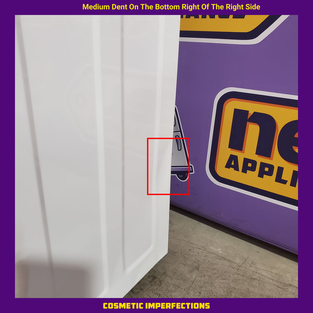 Electrolux 4.5 Cu.Ft. Stackable Front Load Washer with Steam and SmartBoost Wash System ELFW7637AW  - Scratch & Dent (Moderate) and Electrolux 8.0 cu. ft. Front Load Electric Dryer with Perfect Steam 16182 - ELFE7637AW - Open Box