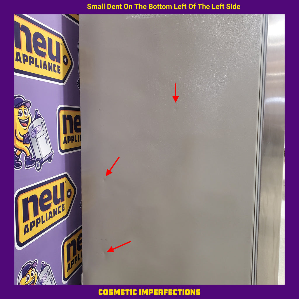 Pictures of Frigidaire 33" Wide 22.3 cu. ft. ENERGY STAR Side by Side Refrigerator Stainless Steel with Exterior Water and Ice Dispenser 20SD104 - FRSS2323AS - Scratch & Dent (Minor) - Neu Appliance Outlet - Discount Appliance Outlet in Austin, Tx
