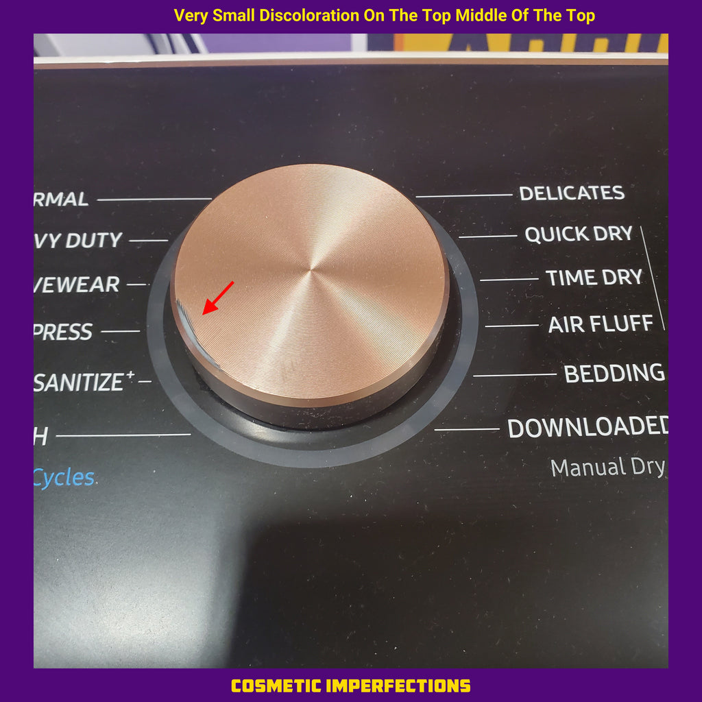 Pictures of Samsung Smart Electric 7.4 Cu. Ft. Dryer with Steam Sanitize in White 1CR04033 - DVE55CG7500E - Certified Refurbished - Neu Appliance Outlet - Discount Appliance Outlet in Austin, Tx