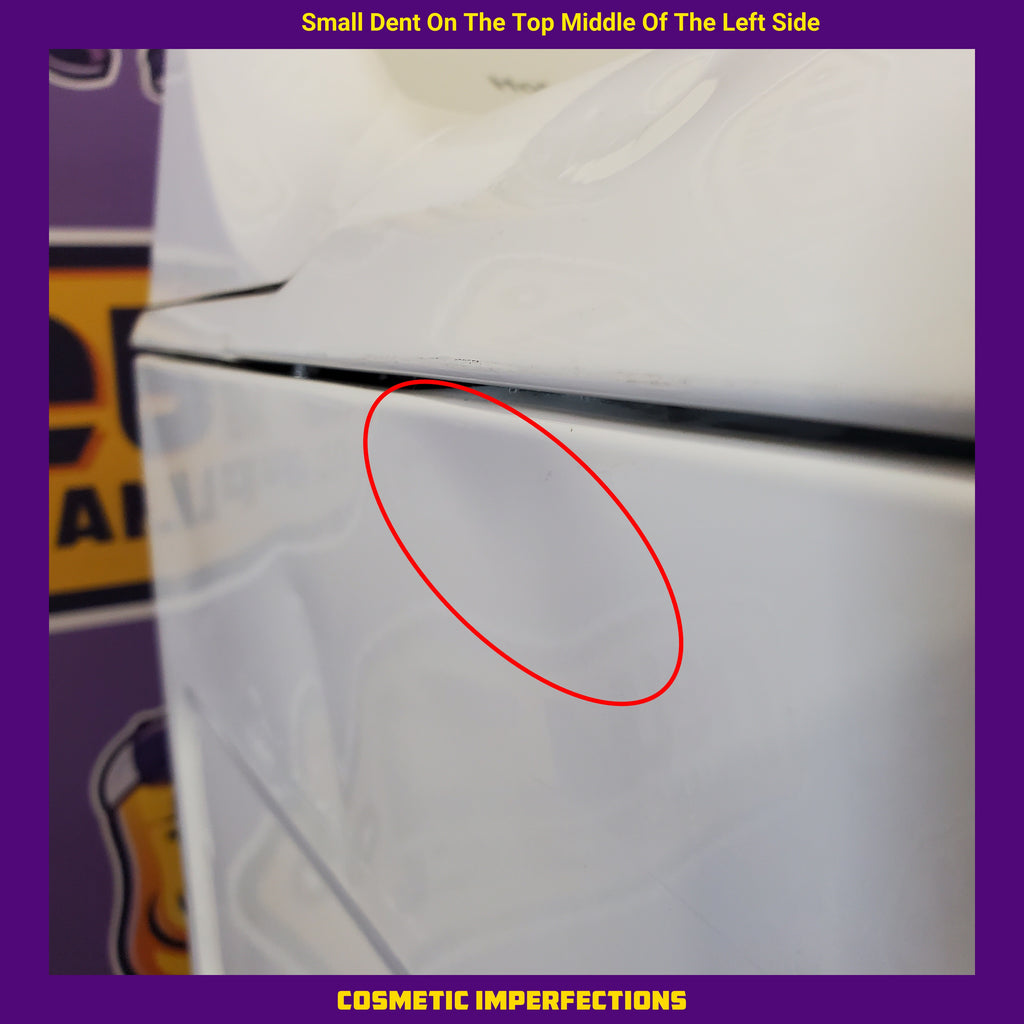 Pictures of GE White Energy Star Certified Electric Aluminized Alloy Drum Dryer with Sensor Dry and Extended Tumble GTD65EBSJWS - Scratch and Dent (Minor) - Neu Appliance Outlet - Discount Appliance Outlet in Austin, Tx
