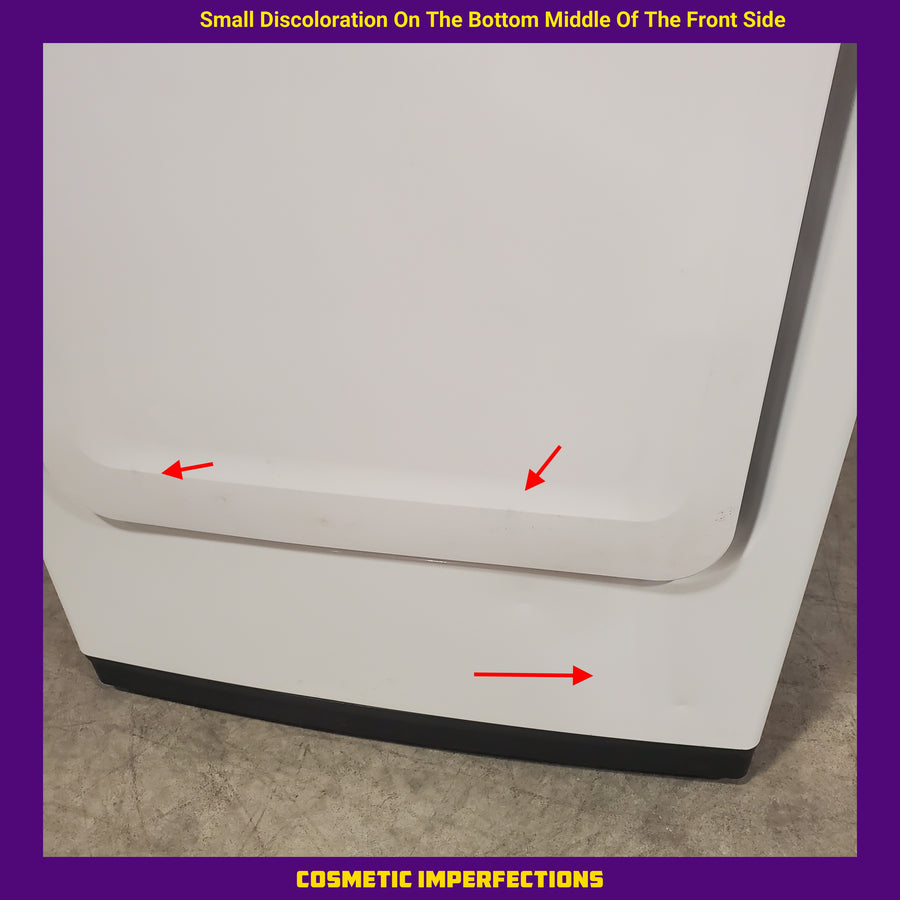 Samsung White Top Load 5.0 Cu. Ft. Washer with Active Water Jet WA50R5200AW - Certified Refurbished and Samsung White Electric 7.4 Cu. Ft. Dryer with Sensor Dry 16036 - DVE50R5200W - Certified Refurbished