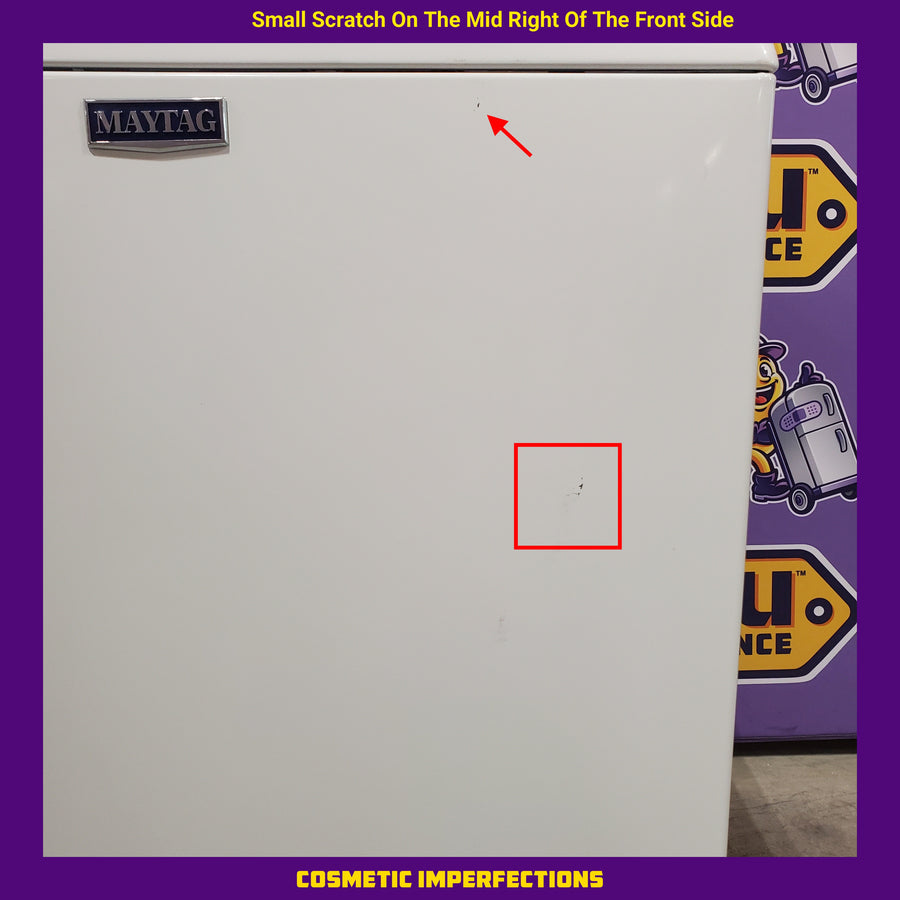 Maytag Top Load 4.8 cu ft Washer with Deep Fill and Slow-Close Glass Lid 30133SD153 - MVW6200KW - Scratch & Dent (Minor)