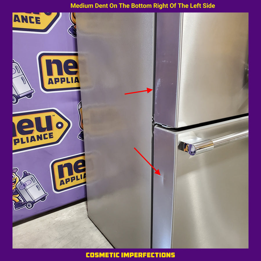 Frigidaire Professional Stainless Steel Counter Depth 3 Door French Door 23 Cu. Ft. Refrigerator with Adjustable Temperature Drawer and CrispSeal Plus Crispers 31132SD85 - PRFG2383AFC - Scratch and Dent (Minor)