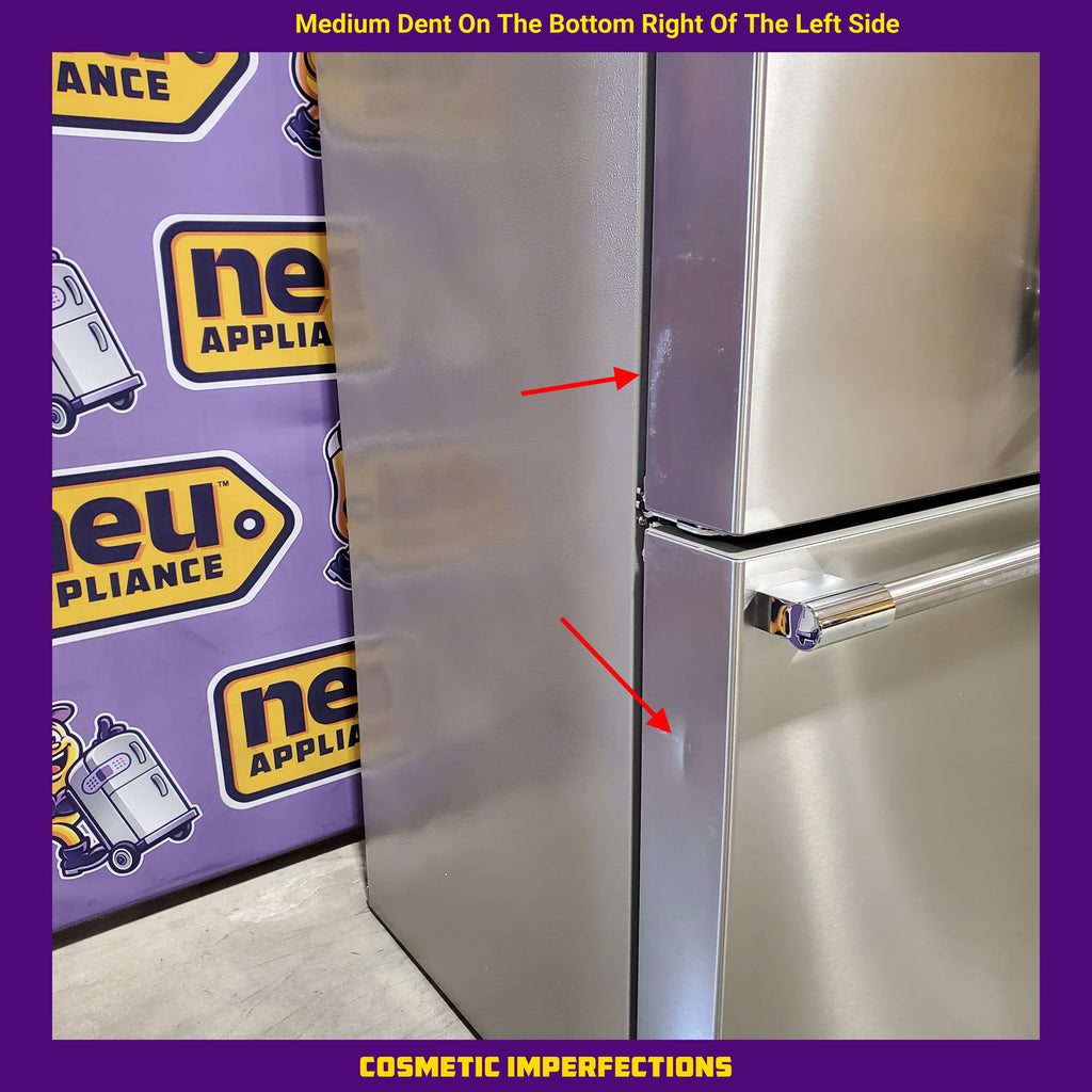 Frigidaire Professional Stainless Steel Counter Depth 3 Door French Door 23 Cu. Ft. Refrigerator with Adjustable Temperature Drawer and CrispSeal Plus Crispers 31132SD85 - PRFG2383AFC - Scratch and Dent (Minor)