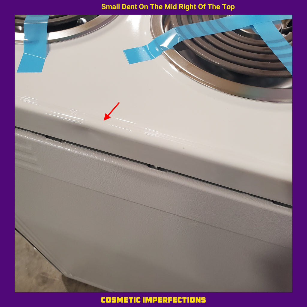 Pictures of Whirlpool 30 in. 4.8 cu. ft. Electric Range in White with Keep Warm Setting WFC315S0JW - Scratch & Dent (Minor) - Neu Appliance Outlet - Discount Appliance Outlet in Austin, Tx