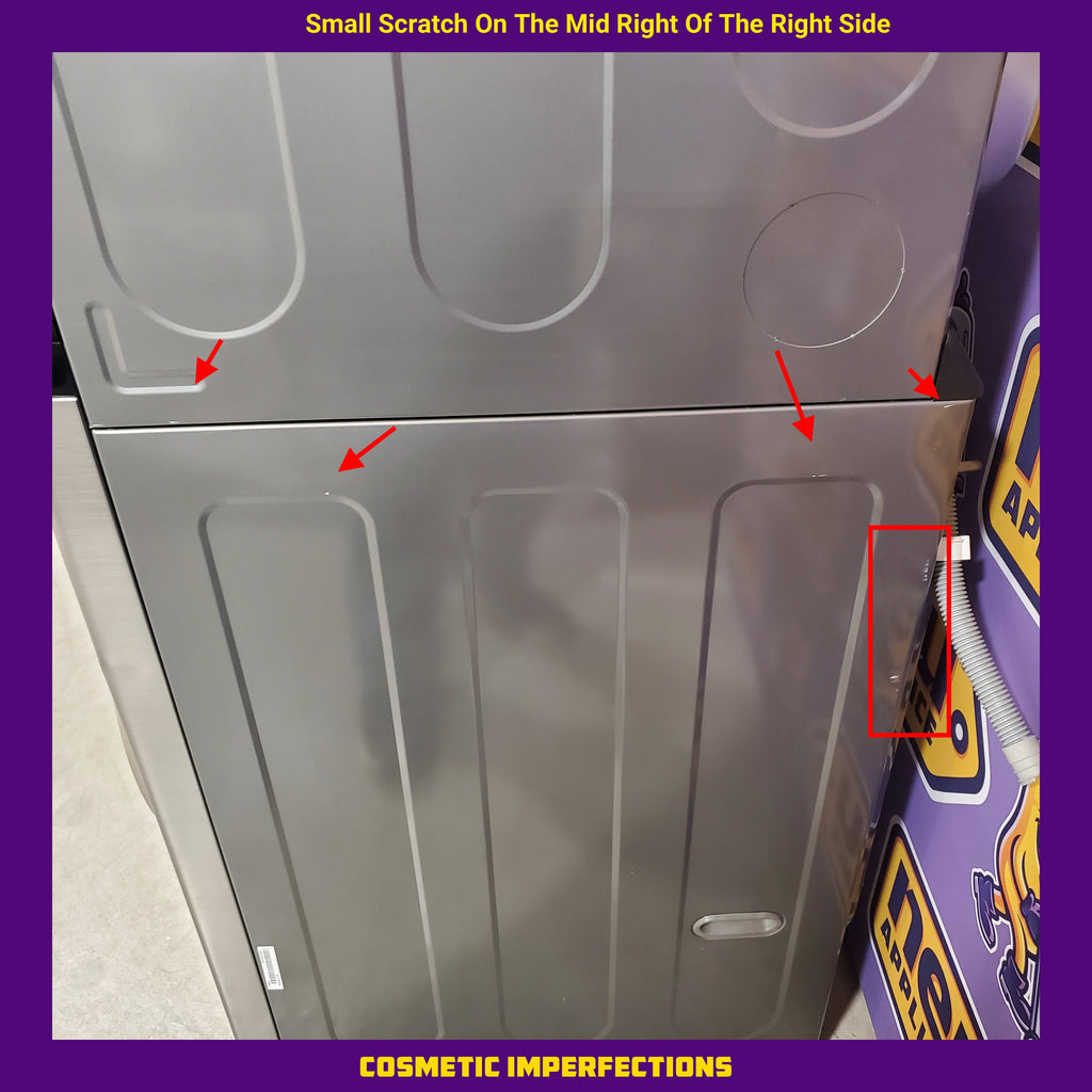 Pictures of LG Graphite Steel Front Load WashTower Single Unit with Center Controls 4.5 Cu. Ft. Washer and 7.4 Cu. Ft. Dryer 6SD129 - WKE100HVA - Scratch & Dent (Minor) - Neu Appliance Outlet - Discount Appliance Outlet in Austin, Tx