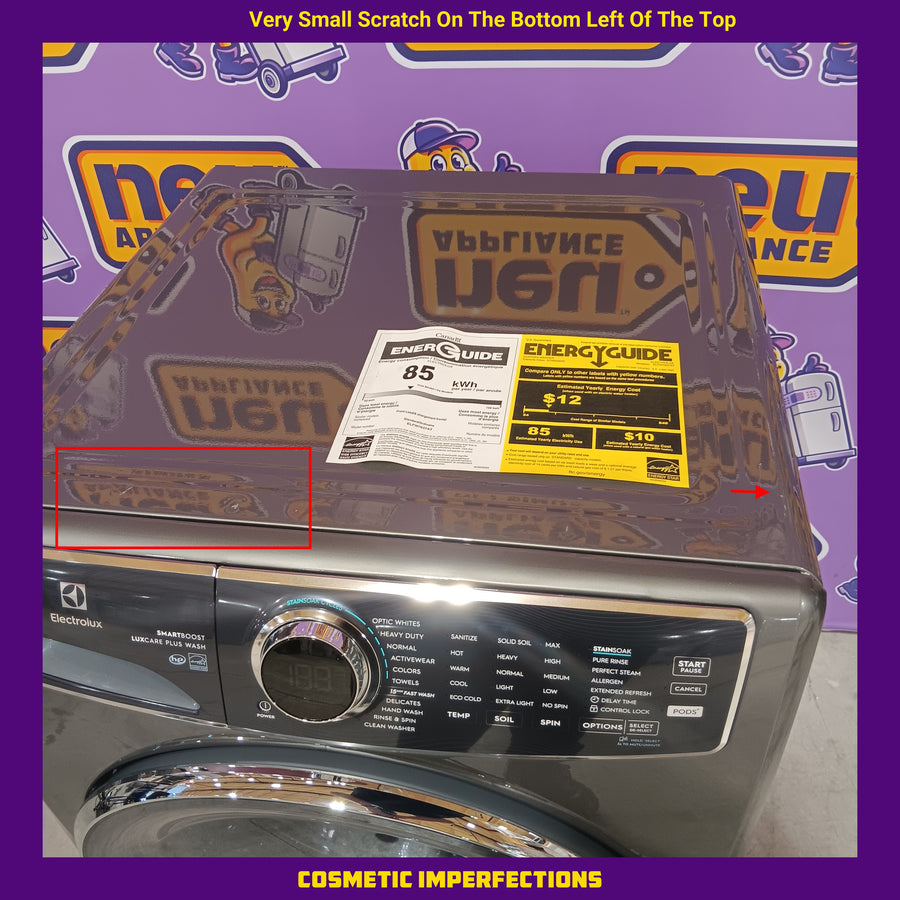 Electrolux Titanium Front Load 600 Series 4.5 Cu. Ft. Washer with Smartboost and Hand Wash Cycle 22231SD282 - ELFW7637AT - Scratch & Dent (Moderate)