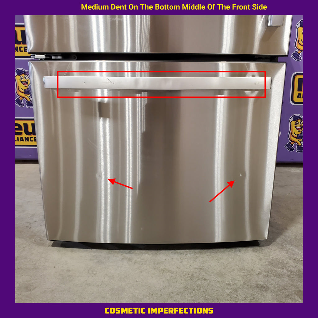 GE® ENERGY STAR® 24.8 Cu. Ft. 33 in. Bottom-Freezer Drawer Refrigerator 25137SD700 - GDE25EYKFS - Scratch & Dent (Moderate)