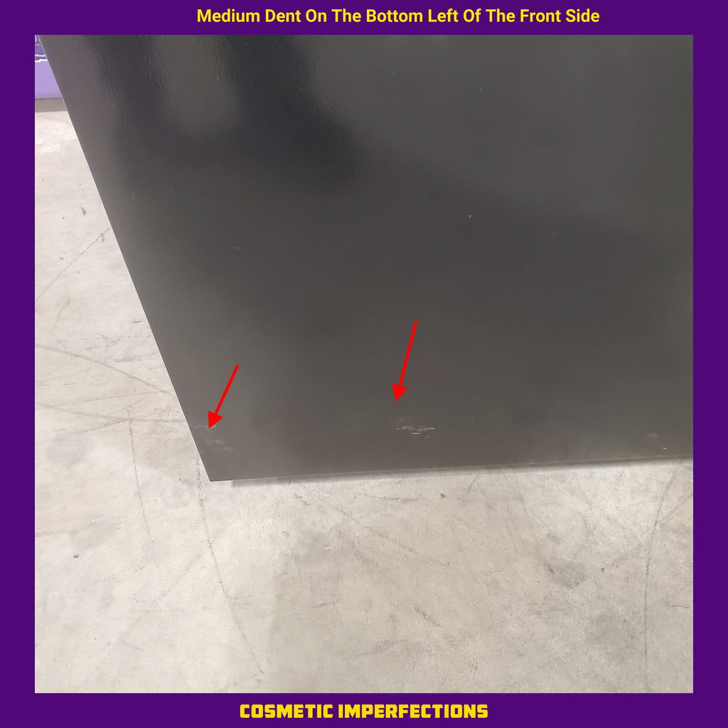 Pictures of Whirlpool 18.2-cu ft Top-Freezer Refrigerator with Ice Maker (Black)-WRT318FMDB-Scratch and Dent(Moderate) - Neu Appliance Outlet - Discount Appliance Outlet in Austin, Tx