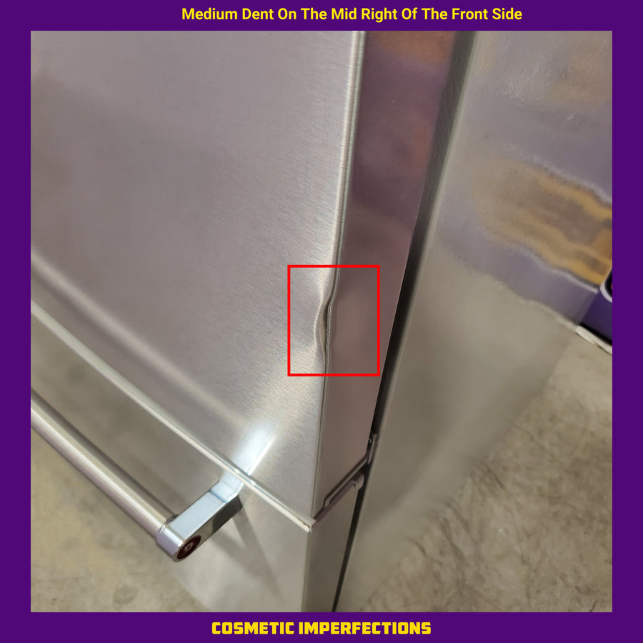 Kitchenaid 26.8 cu ft Standard Depth French Door Refrigerator with Exterior Ice and Water Dispenser KRFF577KPS - Scratch & Dent (Major)
