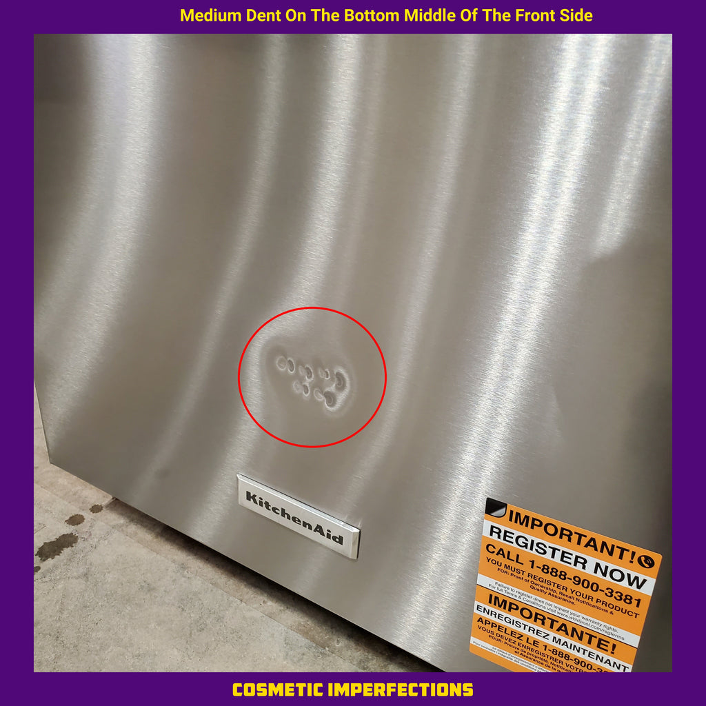 Pictures of KitchenAid 24 in. ENERGY STAR Top Control Dishwasher with FreeFlex Third Rack in PrintShield Stainless Steel KDTM404KPS - Scratch & Dent (Minor) - Neu Appliance Outlet - Discount Appliance Outlet in Austin, Tx