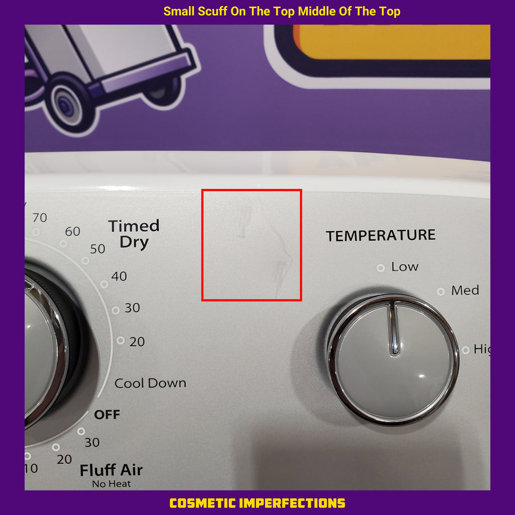 Pictures of Whirlpool White Electric Extra Large 7.0 Cu. Ft. Dryer with Wrinkle Shield 22132SD121 - WED4815EW - Scratch & Dent (Minor) - Neu Appliance Outlet - Discount Appliance Outlet in Austin, Tx