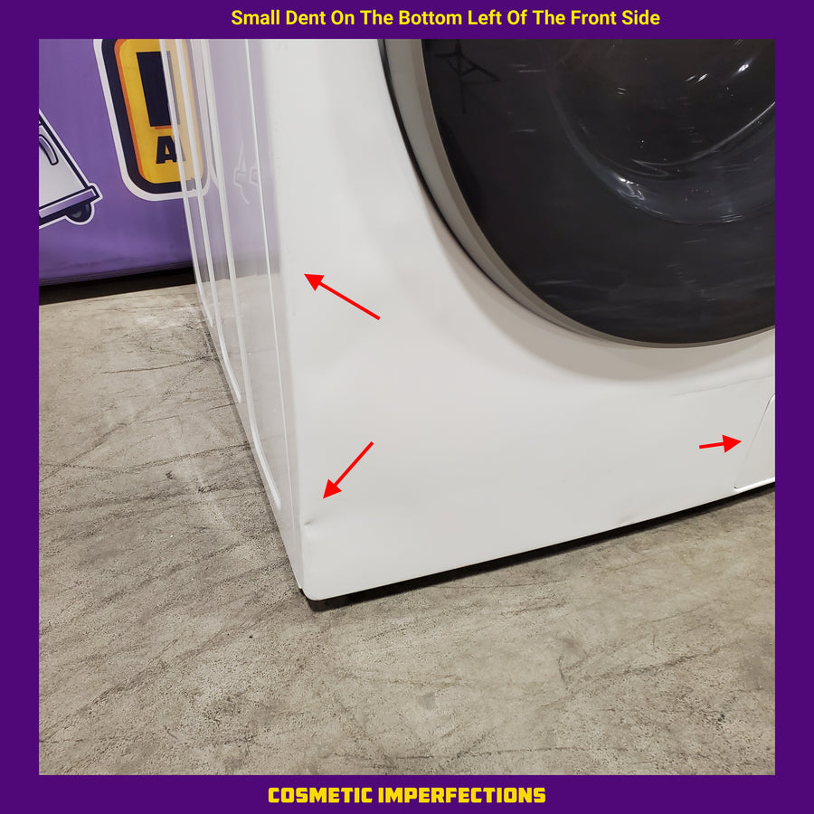 Samsung 24 in. 2.5 cu. ft. Compact Front Load Washer in White with AI Smart Dial and Super Speed Wash 251313SD1072 - WW25B6900AW - Scratch & Dent (Major)