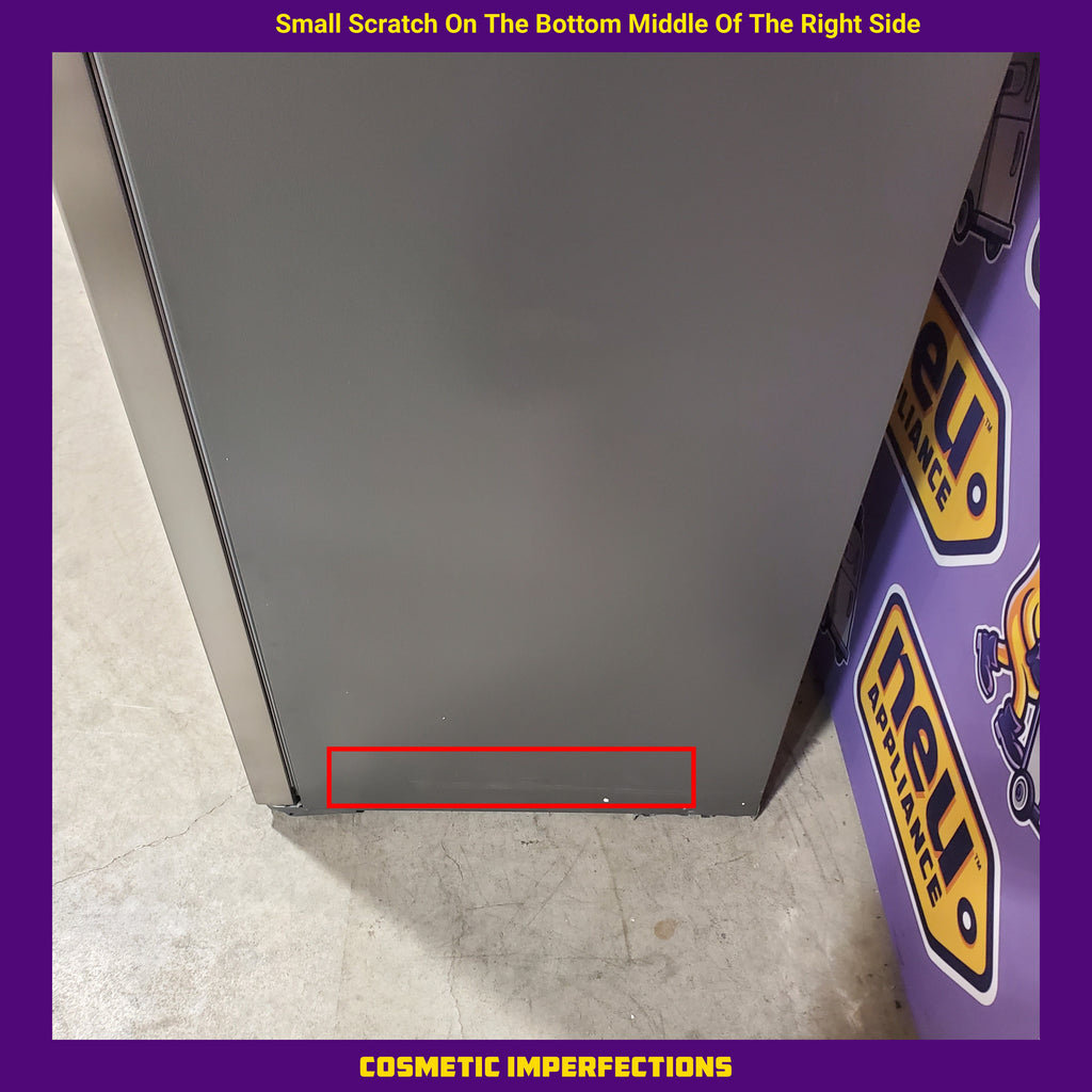 Pictures of Frigidaire Professional 19 Cu. Ft. Single-Door Refrigerator in Stainless Steel FPRU19F8WF - Scratch & Dent (Minor) and Frigidaire Professional 19 Cu. Ft. Single-Door Freezer 16225 - FPFU19F8WF - Scratch & Dent (Moderate) - Neu Appliance Outlet - Discount Appliance Outlet in Austin, Tx