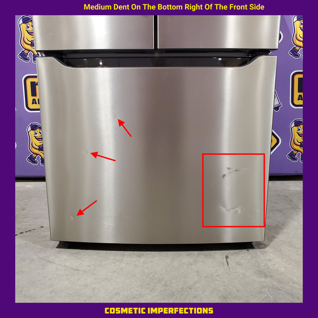 Frigidaire Gallery 20 Cu. Ft. 30" Wide Standard-Depth French Door Refrigerator in Stainless Steel 25139SD773 - GRFN2023AF - Scratch & Dent (Moderate)