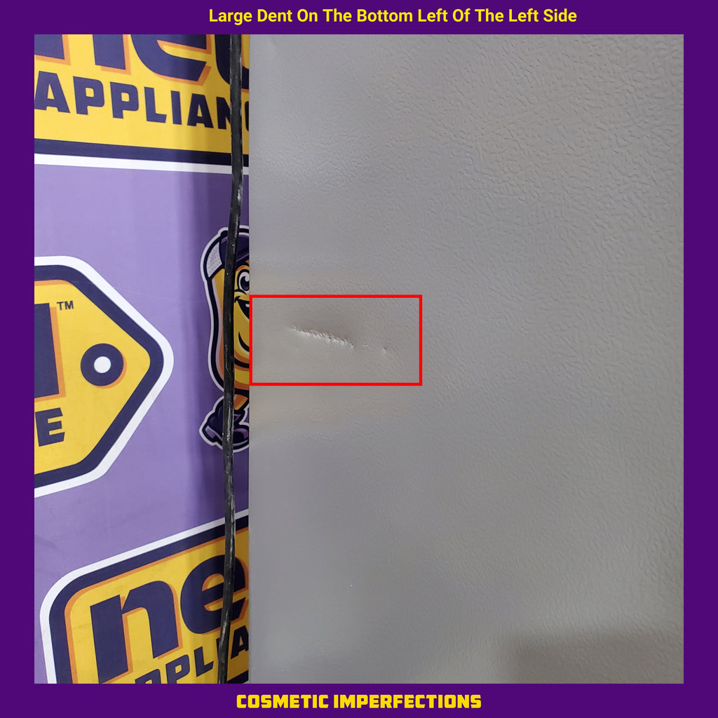 Pictures of Haier ENERGY STAR® 15 Cu. Ft. Bottom Freezer Refrigerator in Stainless Steel 31132SD78 - HRB15N3BGS - Scratch & Dent (Moderate) - Neu Appliance Outlet - Discount Appliance Outlet in Austin, Tx