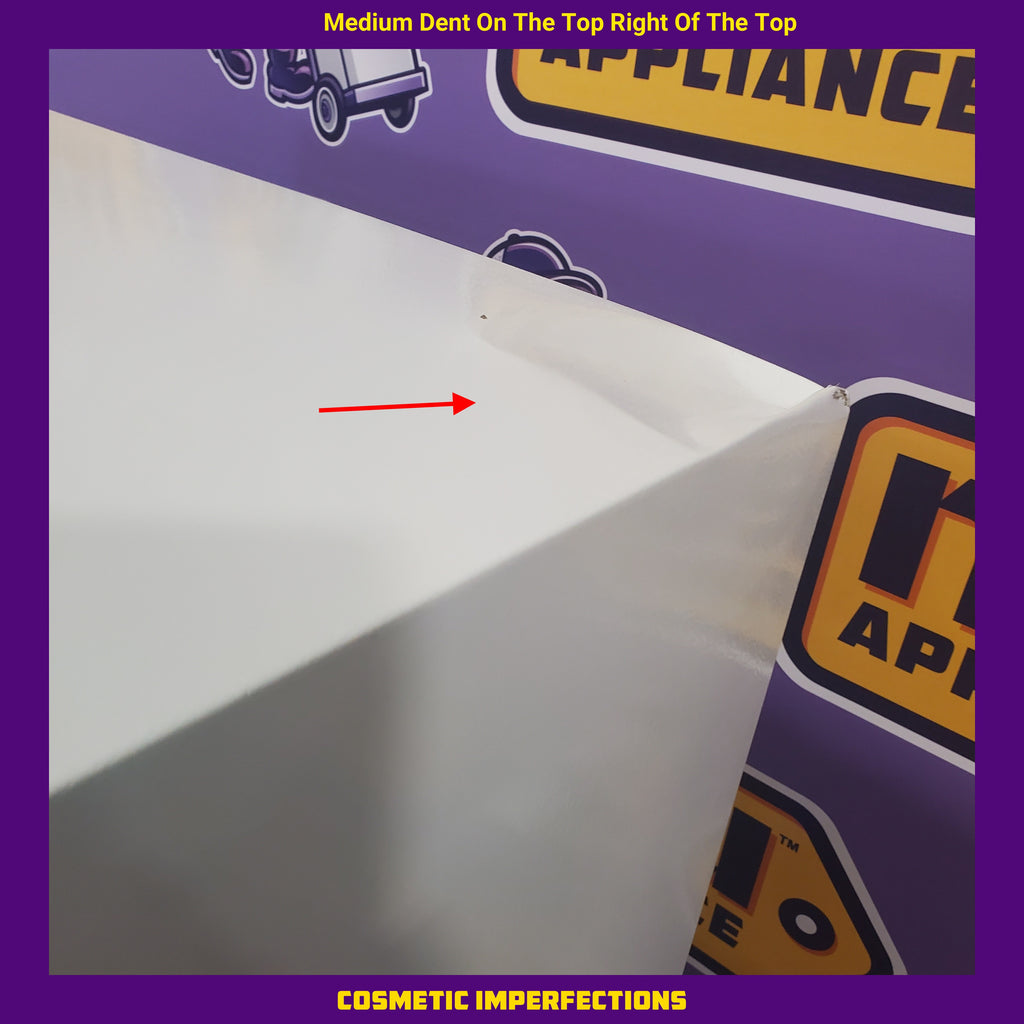 Pictures of Amana Top Freezer 30 In. Refrigerator with Glass Shelves and Flip Up Storage ART318FFDW - Scratch and Dent (Minor) - Neu Appliance Outlet - Discount Appliance Outlet in Austin, Tx