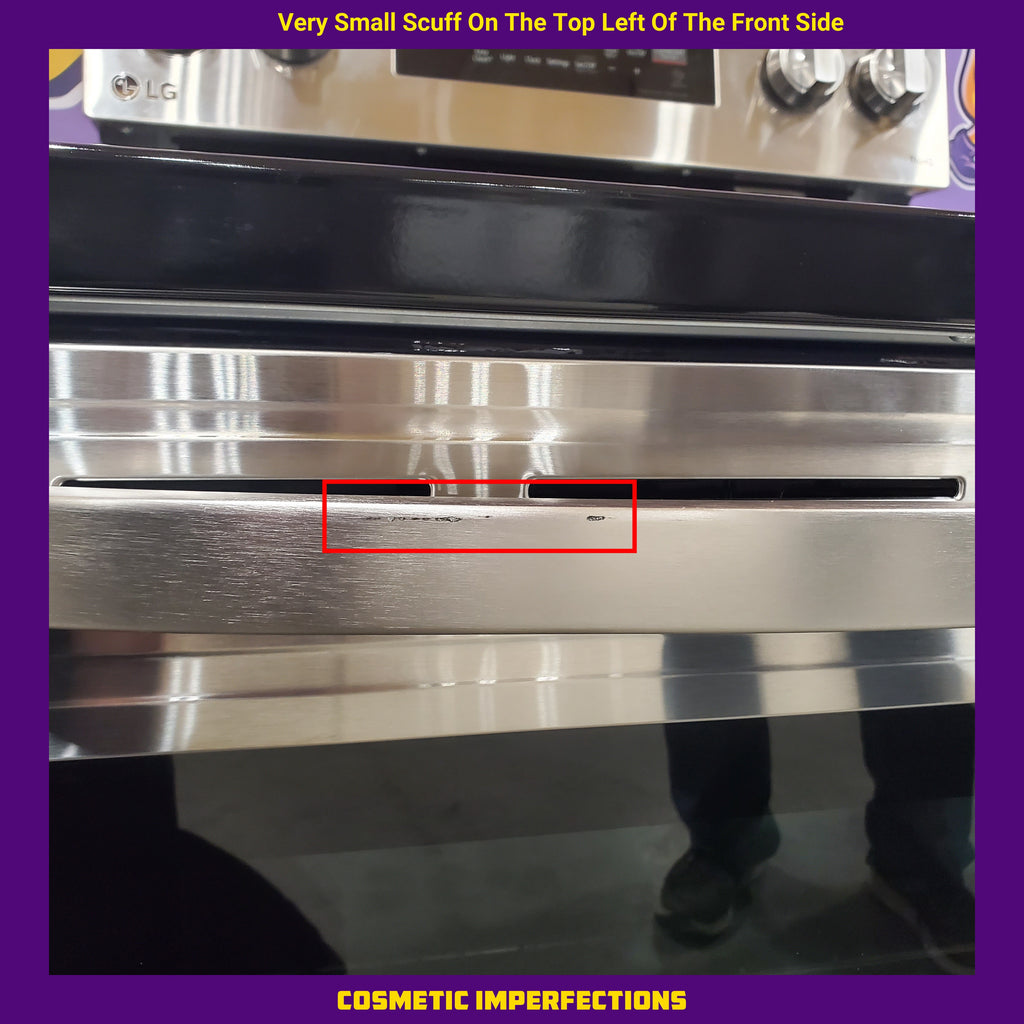 Pictures of LG Stainless Steel 6.3 cu ft. Smart Wi-Fi Enabled Electric Range with EasyClean 17SD1 - LREL6321S - Scratch & Dent (Minor) - Neu Appliance Outlet - Discount Appliance Outlet in Austin, Tx