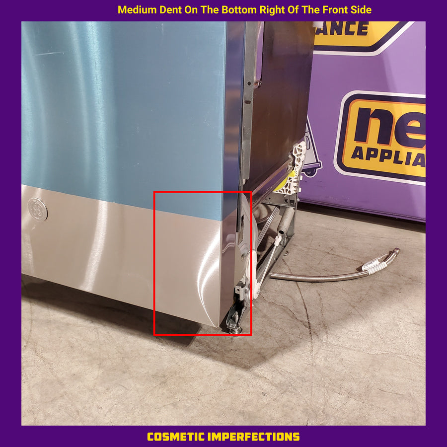 GE® Fingerprint Resistant Stainless Steel ENERGY STAR® Top Control with Stainless Steel Interior Dishwasher with Sanitize Cycle 31134SD281 - GDT670SYVFS  - Scratch & Dent (Major)