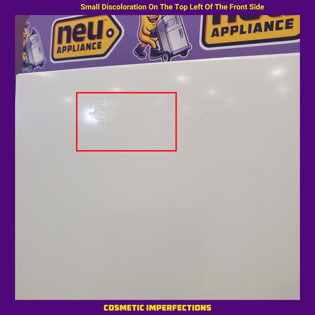 Pictures of Frigidaire Top Freezer 18 Cu. Ft. Capacity Refrigerator with Spacious Interior Storage and Bright LED Lighting in White FFHT1822UW - Scratch and Dent (Minor) - Neu Appliance Outlet - Discount Appliance Outlet in Austin, Tx