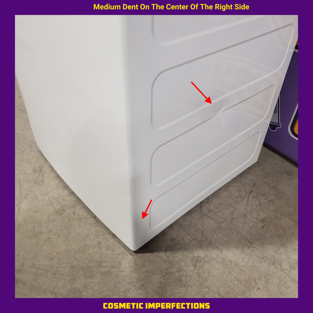 Hotpoint® 4.0 cu. ft. Capacity Washer with Cold Plus and Water Level Control HTW265ASWWW - Scratch & Dent (Minor) and Hotpoint® 6.2 cu. ft. vented Electric Dryer with Auto Dry 16143 - HTX26EASWWW - Scratch & Dent (Minor)