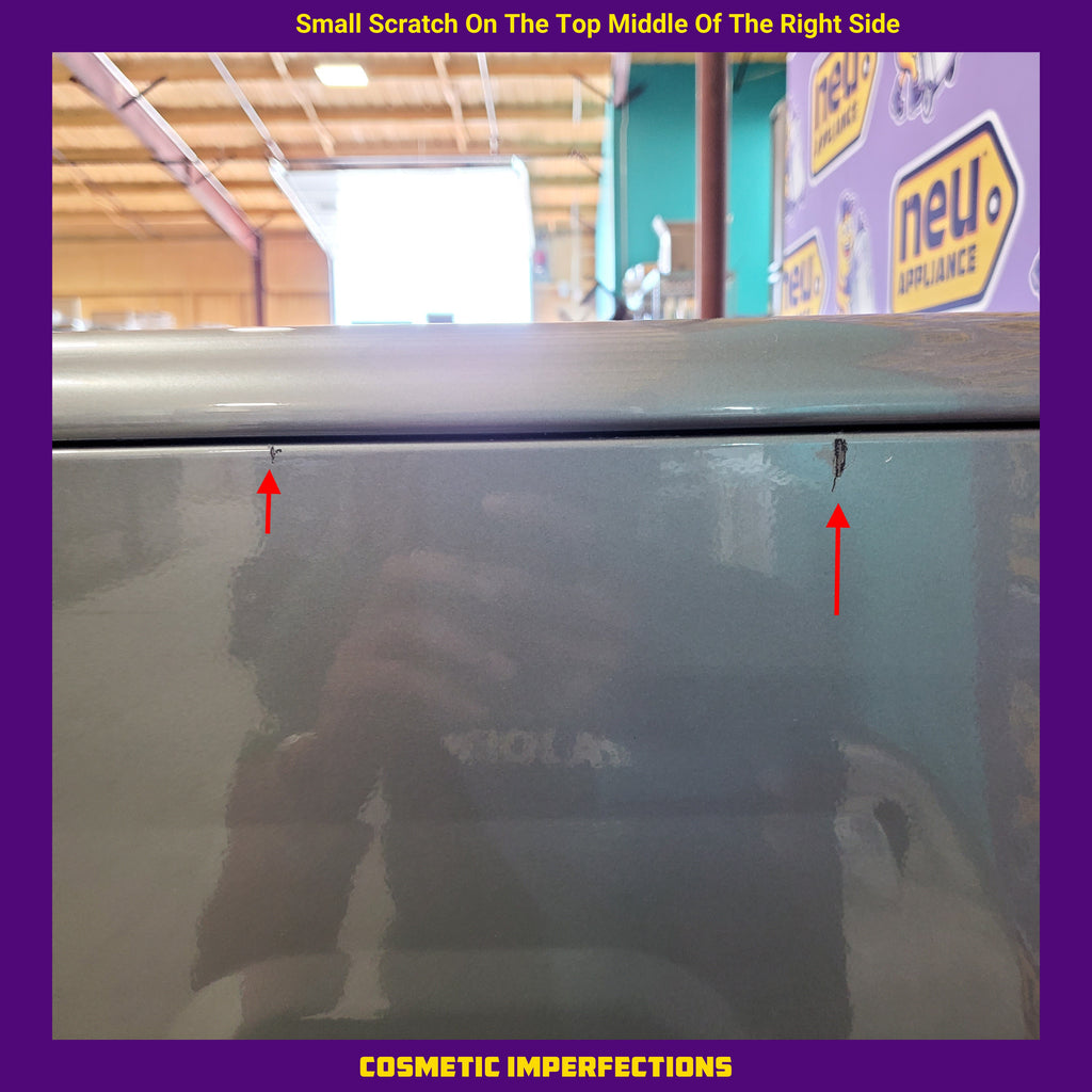 Pictures of Maytag Metallic Slate Front Load 4.8 Cu. Ft. Washer with Extra Power MHW6630HC - New in Box and Maytag 7.3-cu ft Stackable Vented Electric Dryer Energy Star Certified MED5630HC - Scratch & Dent - Minor - Neu Appliance Outlet - Discount Appliance Outlet in Austin, Tx