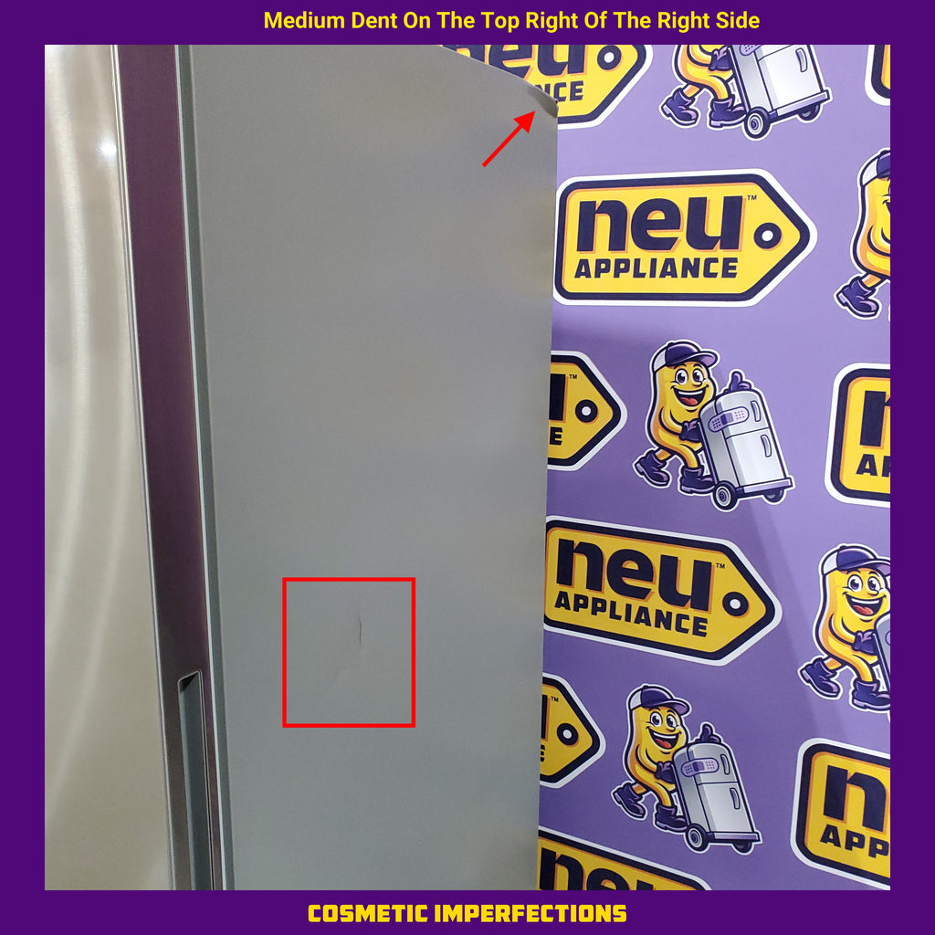 Vissani 18.7 cu. ft. Bottom Freezer Refrigerator in Stainless Steel 25138SD758 - MDBF18SS - Scratch & Dent (Moderate)