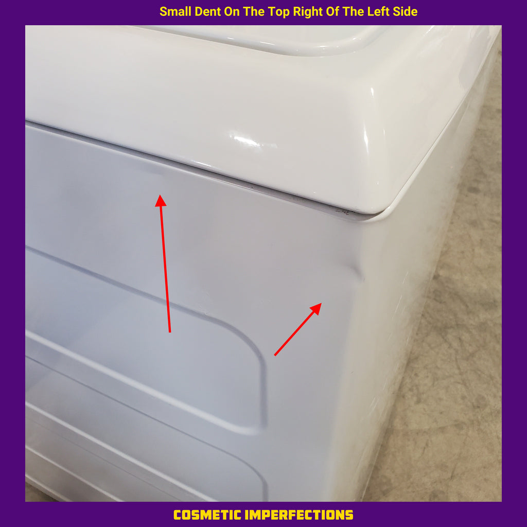 Pictures of Hotpoint White Top Load 3.8 Cu. Ft. Washer with Stainless Steel Basket and Heavy Duty Agitator HTW240ASKWS - Certified Refurbished - Neu Appliance Outlet - Discount Appliance Outlet in Austin, Tx