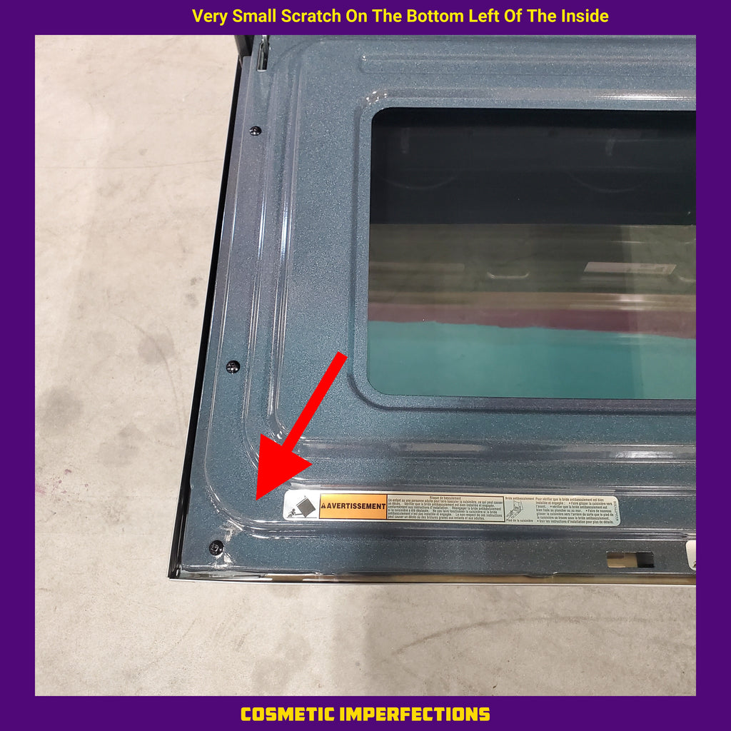 Pictures of Maytag Stainless Steel 30-Inch Wide 5.3 cu. ft. Electric Range With Steam Clean and Edge-to-Edge Ceramic Glass Cooktop MFES4030RS - Scratch & Dent - Minor - Neu Appliance Outlet - Discount Appliance Outlet in Austin, Tx