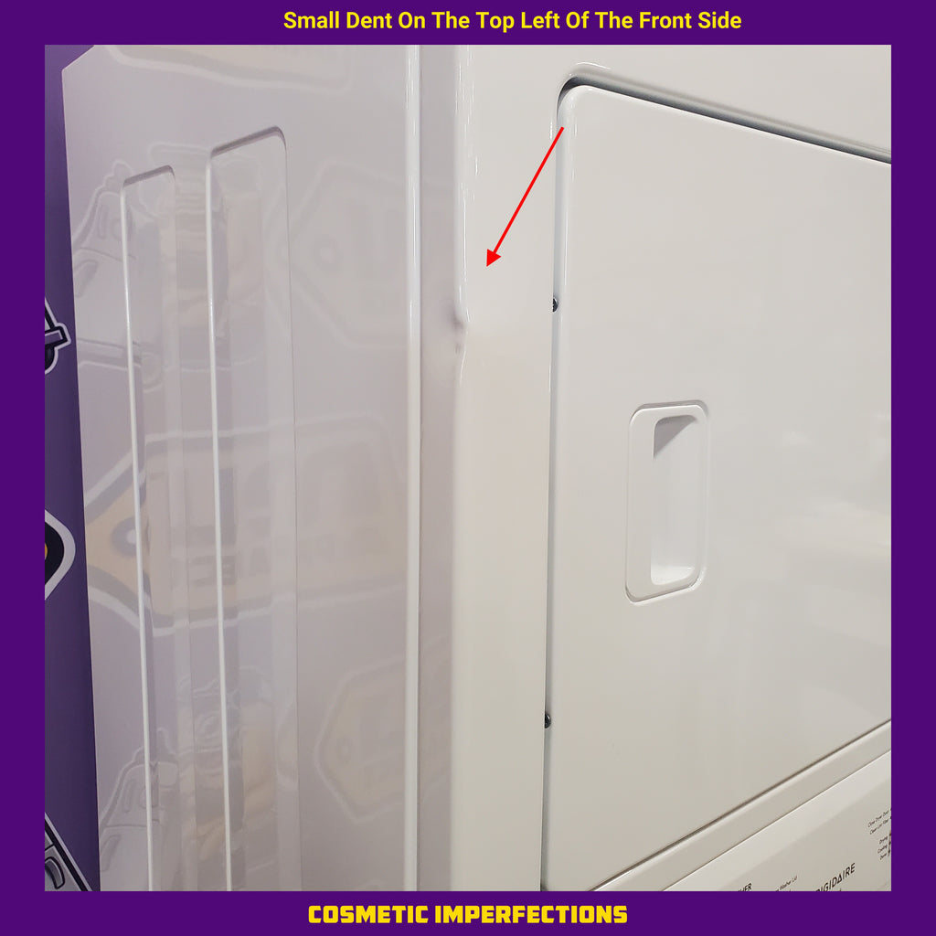 Pictures of Frigidaire Electric Washer/Dryer Laundry Center - 3.9 Cu. Ft Washer and 5.5 Cu. Ft. Dryer FLCE7522AW - Open Box - Neu Appliance Outlet - Discount Appliance Outlet in Austin, Tx