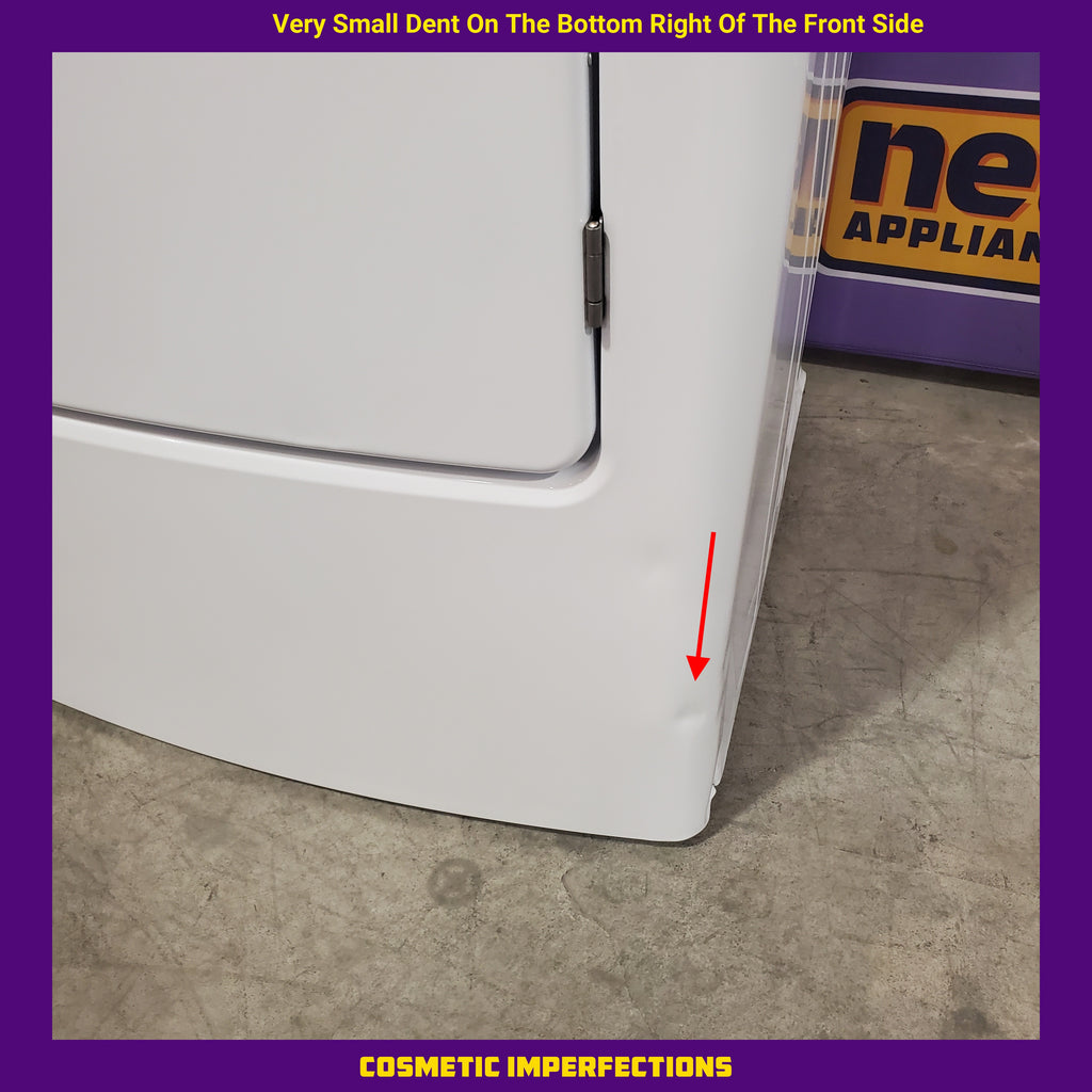 Frigidaire 6.7 Cu. Ft. Electric Dryer with 10 Dry Cycles and Anti-Wrinkle Option 3SD608 - FFRE4120SW - Scratch & Dent (Minor)