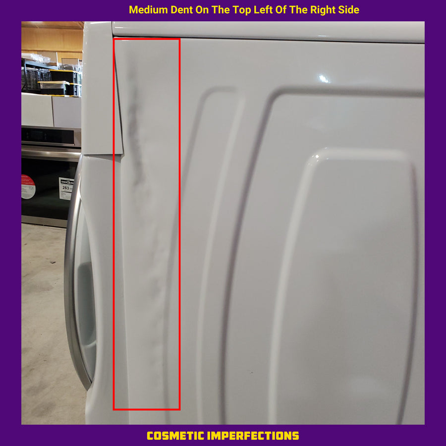 Whirlpool White Smart Front Load 5.0 Cu. Ft. Energy Star Washer with FreshFlow Vent System and FanFresh Option WFW6720RW - Scratch and Dent (Minor)