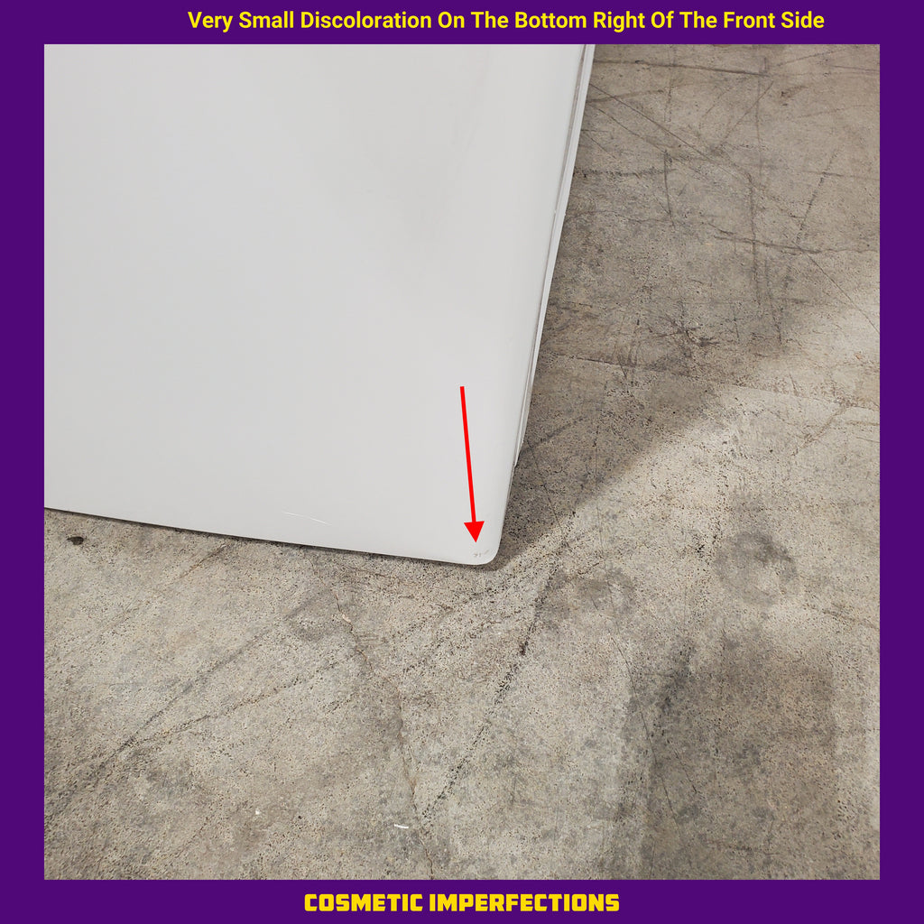 Pictures of Hotpoint White Electric Aluminized Alloy Drum 6.2 Cu. Ft. Dryer with Upfront Lint Filter and Reverse-A-Door HTX21EASKWW - Certified Refurbished - Neu Appliance Outlet - Discount Appliance Outlet in Austin, Tx