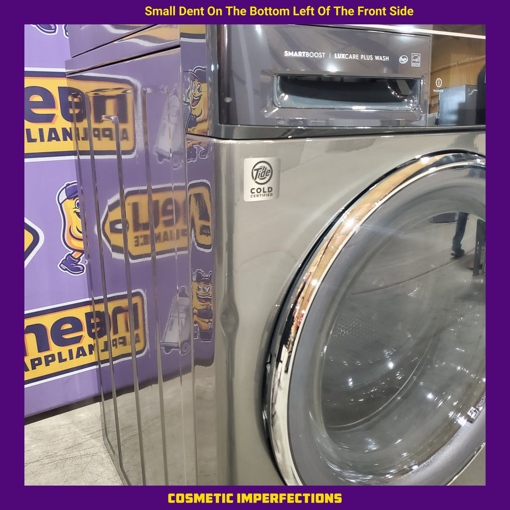Pictures of Electrolux Titanium 600 Series Laundry Tower Single Unit 4.5 cu ft Washer & 8 cu ft Electric Dryer 25136SD612 - ELTE7600AT - Scratch & Dent (Minor) - Neu Appliance Outlet - Discount Appliance Outlet in Austin, Tx