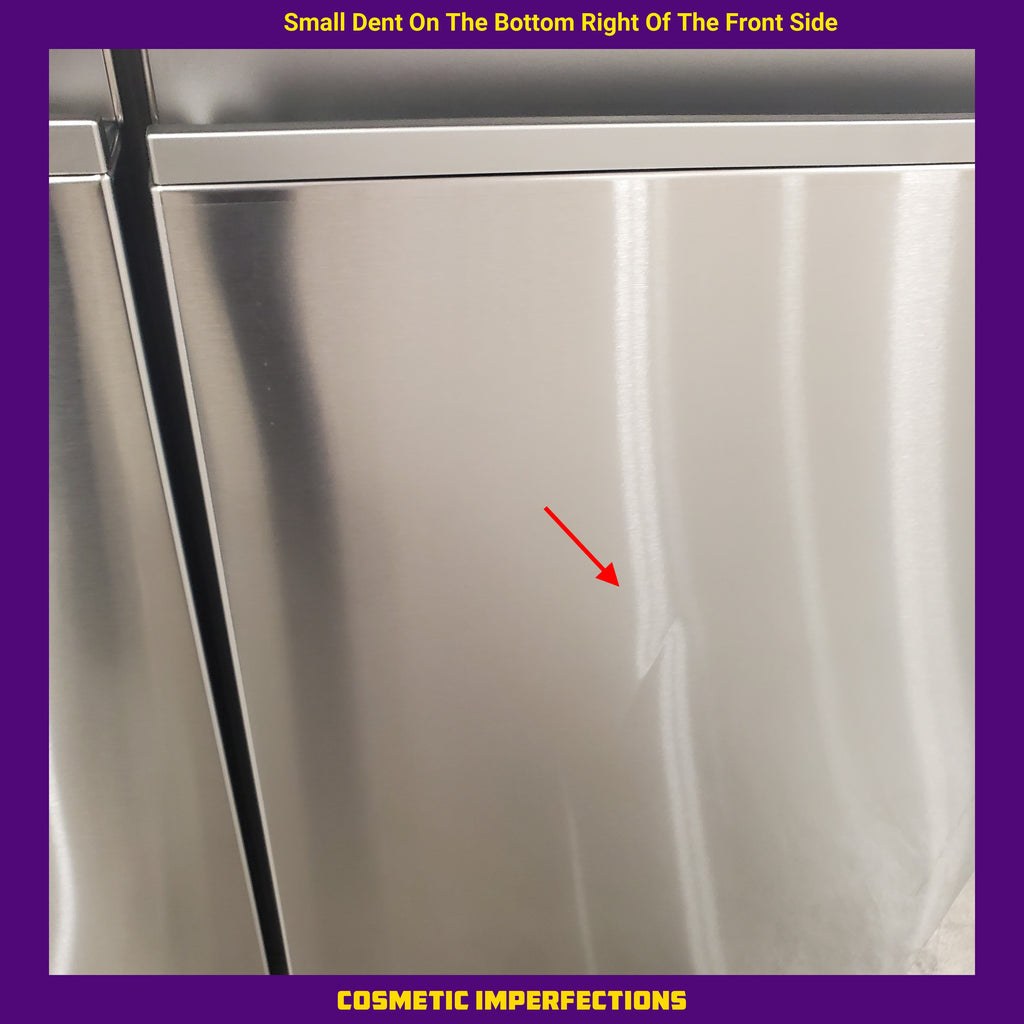Pictures of LG ENERGY STAR 27 cu. ft. Side by Side Refrigerator with Edge-to-Edge InstaView in Print Proof Stainless Steel - 3SD499 - LRSOS2706S - Scratch & Dent - Minor - Neu Appliance Outlet - Discount Appliance Outlet in Austin, Tx