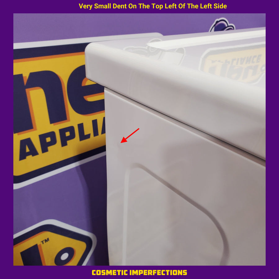 LG 7.4 cu. ft. Vented Stackable Electric Dryer in White with Sensor Dry Technology 22231SD290 - DLE3470W - Scratch & Dent (Minor)