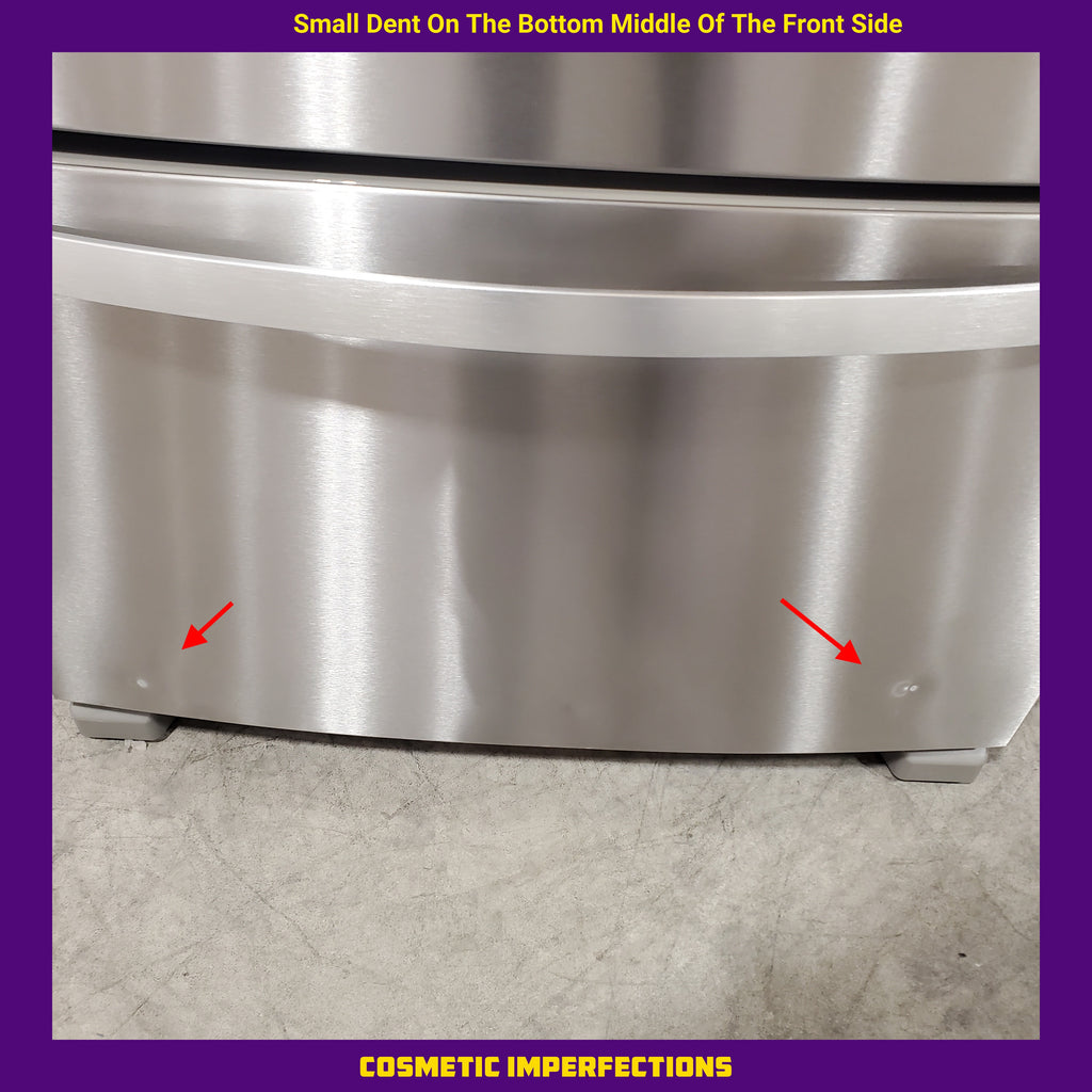 Pictures of Whirlpool 36-Inch Wide French Door Bottom Mount Refrigerator in Fingerprint Resistant Stainless Steel WRMF3636RZ - Scratch & Dent (Minor) - Neu Appliance Outlet - Discount Appliance Outlet in Austin, Tx