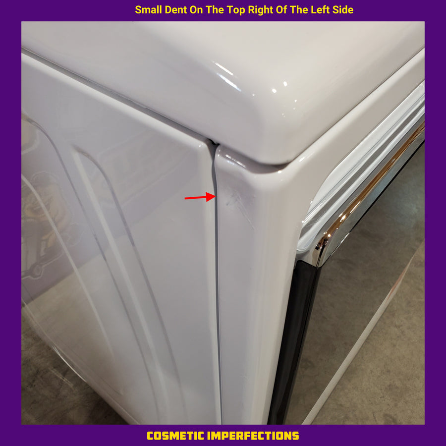 Whirlpool Top Load 4.7 Cu. Ft. Washer with 2-in-1 Removable Agitator in White WTW5057LW - Open Box and Whirlpool 7.4 cu. ft. White Electric Dryer with Steam and Advanced Moisture Sensing Technology, ENERGY STAR 16263 - WED8127LW - Scratch & Dent (Minor)