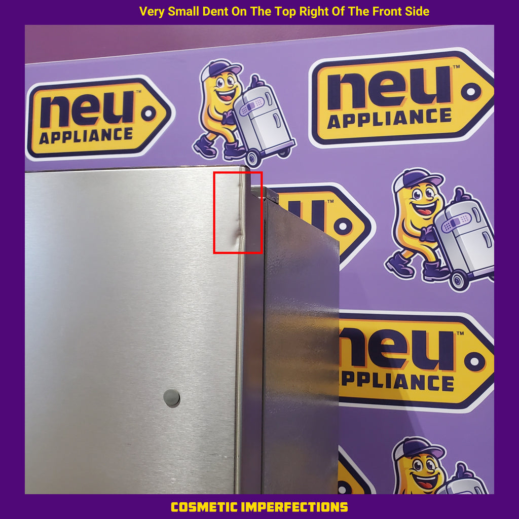 Mora 17.2 cu. ft. Counter Depth Bottom Freezer Refrigerator with LED Interior Lighting 30134SD205 - MRB172N6ASE - Scratch & Dent (Moderate)