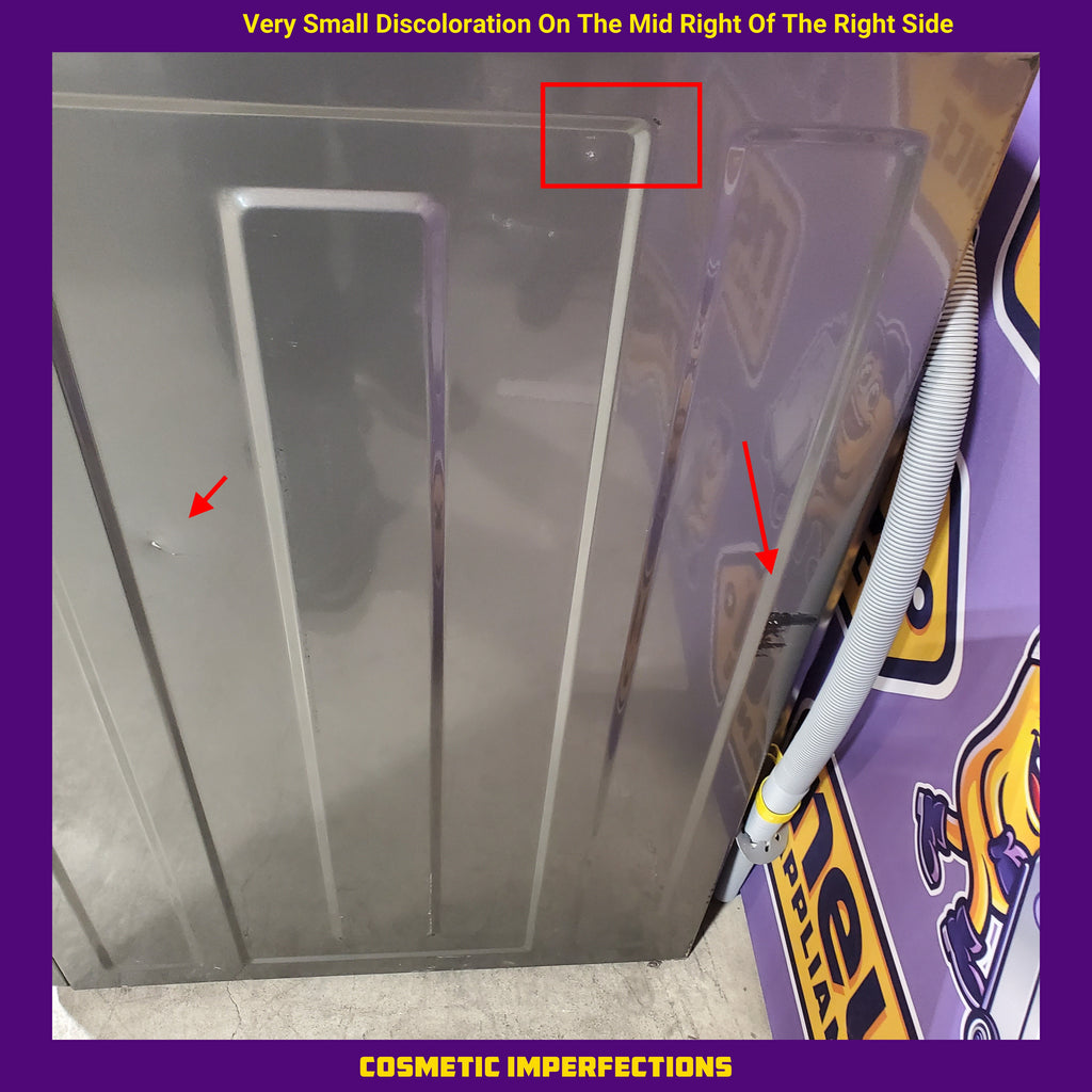 Electrolux Titanium Front Load 600 Series 4.5 Cu. Ft. Washer with Smartboost ELFW7637AT - Scratch & Dent (Minor) and Electrolux 8 cu. ft. vented Front Load Stackable 600 Series Electric Dryer with LuxCare Dry 16098 - ELFE7637AT - Scratch & Dent (Moderate)