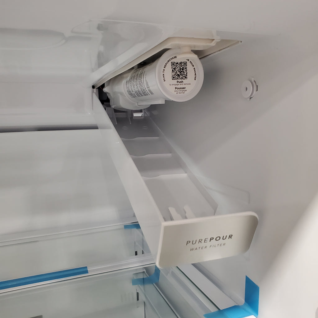 Pictures of Frigidaire Gallery 22 Cu. Ft. 4-Door Counter-depth French Door Refrigerator with Ice Maker (Fingerprint Resistant Stainless Steel) ENERGY STAR GRMC2273CF - Scratch and Dent (Major) - Neu Appliance Outlet - Discount Appliance Outlet in Austin, Tx