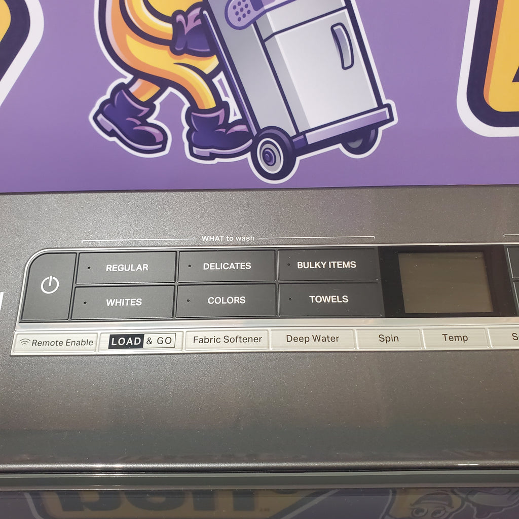Pictures of Whirlpool Chrome Shadow Top Load 5.2 Cu. Ft. Washer with Removable Agitator WTW8127LC and Whirlpool Chrome Shadow Electric 7.4 Cu. Ft. Dryer with Moisture Sensor WED8127LC - Scratch and Dent Minor - Neu Appliance Outlet - Discount Appliance Outlet in Austin, Tx