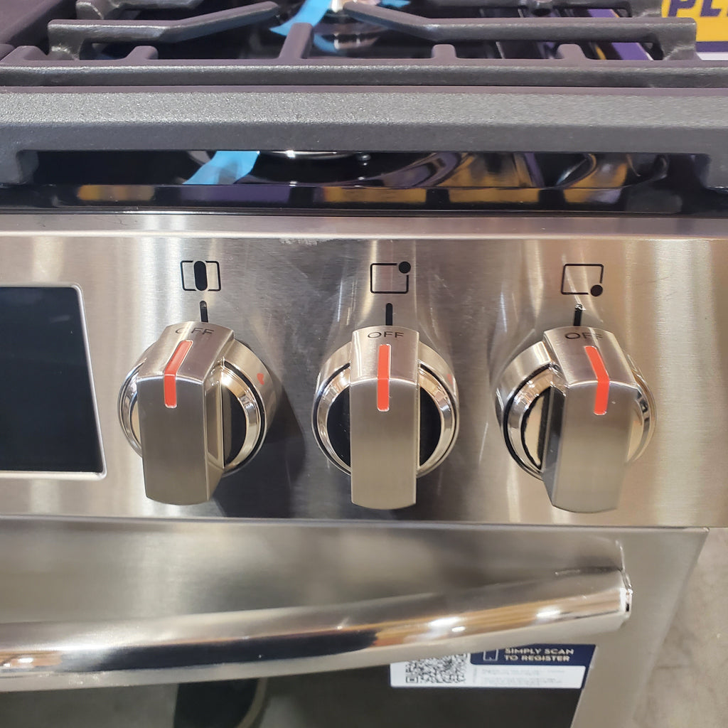 Frigidaire Gallery 6 cu. ft. 5 Burner Slide-In Gas Range with Total Convection and Air Fry in Smudge Proof Stainless Steel 3SD857 - GCFG3060BF - Open Box