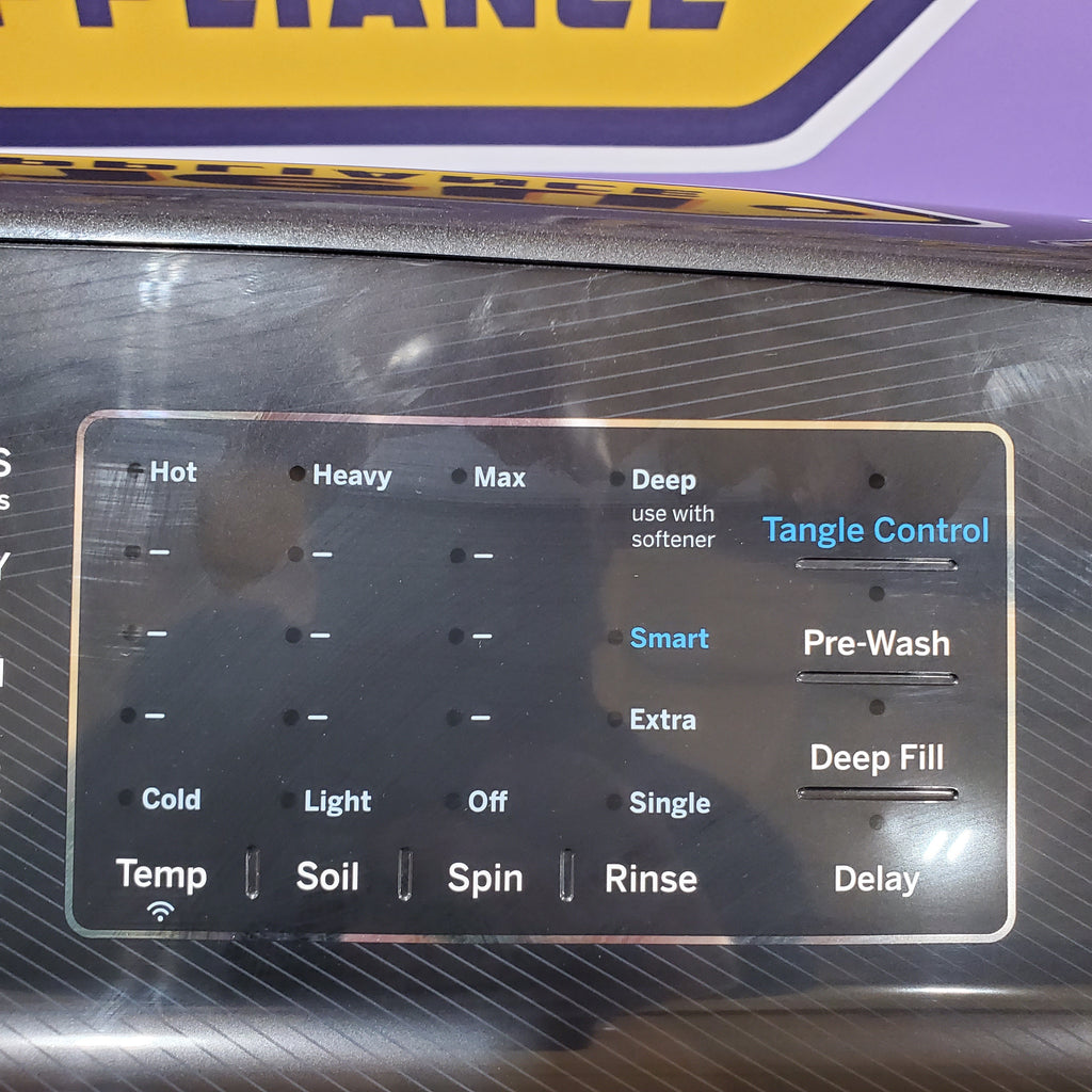 GE Profile™ ENERGY STAR® 5.4 cu. ft. Capacity Washer with Smarter Wash Technology and FlexDispense 3SD646 - PTW700BPTDG - Scratch & Dent (Minor)