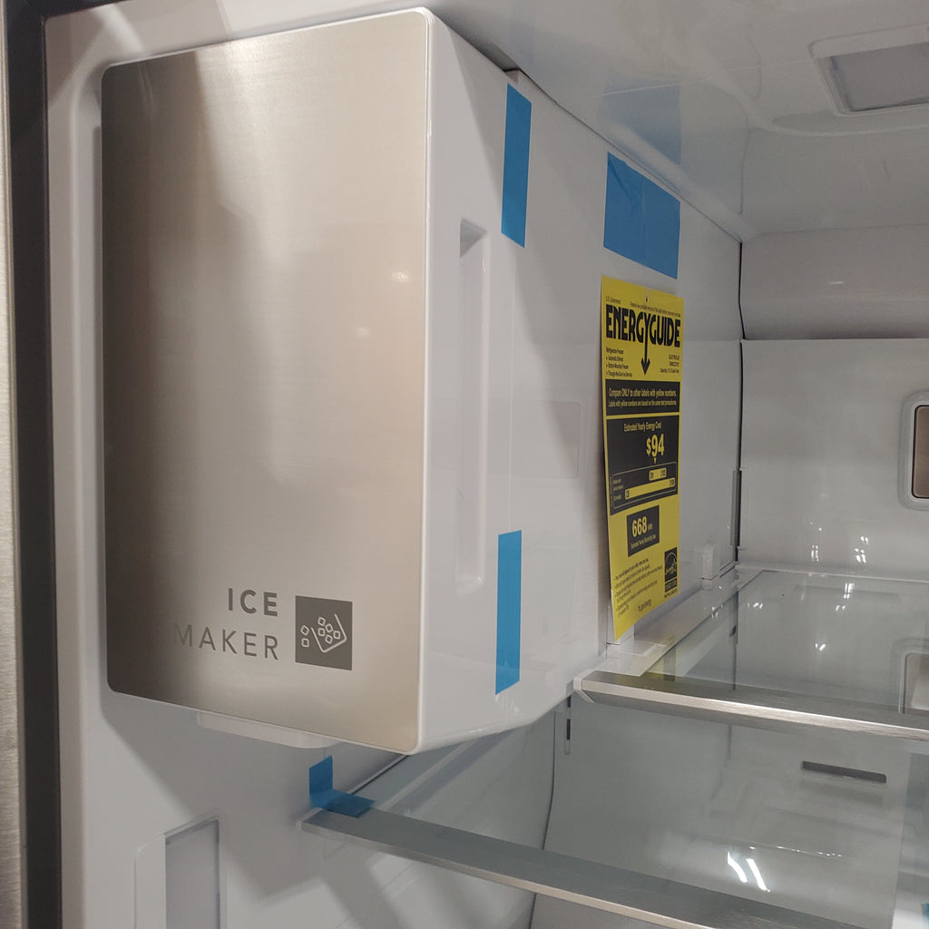 Pictures of Frigidaire Gallery 22 Cu. Ft. 4-Door Counter-depth French Door Refrigerator with Ice Maker (Fingerprint Resistant Stainless Steel) ENERGY STAR 20SD142 - GRMC2273CF - Scratch & Dent (Moderate) - Neu Appliance Outlet - Discount Appliance Outlet in Austin, Tx