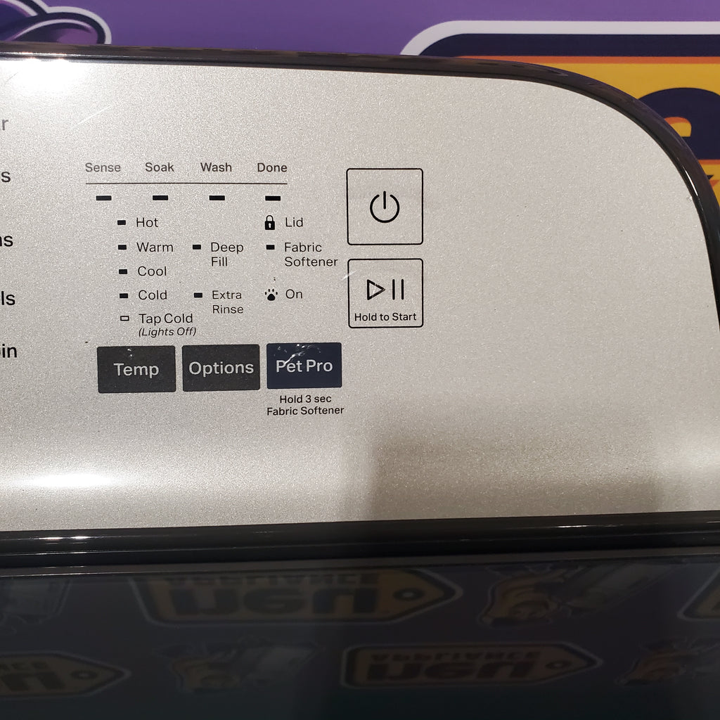 Pictures of Maytag Volcano Black Top Load 4.7 Cu. Ft. Pet Pro Washer with Built-In Faucet MVW6500MBK - Certified Refurbished - Neu Appliance Outlet - Discount Appliance Outlet in Austin, Tx